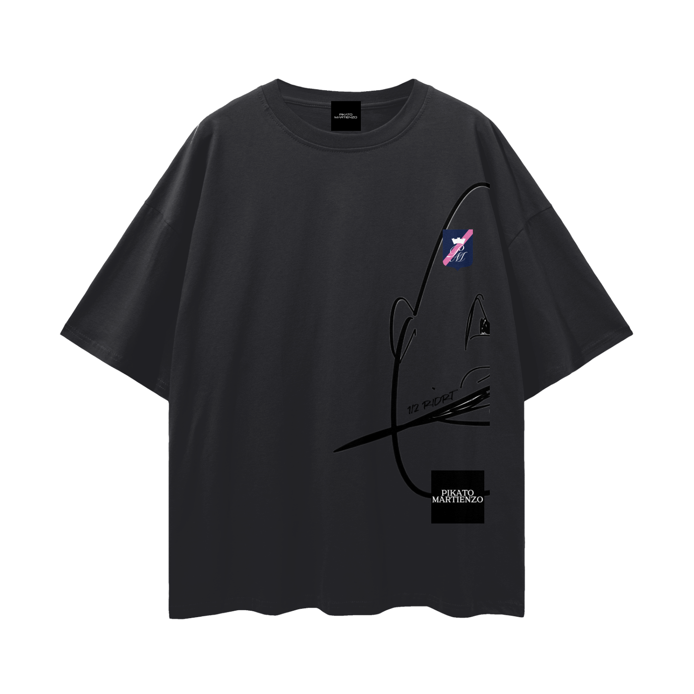 OVSZD Deep Drop Shoulder Tee - 190 GSM Dr.Frost 1/2 RIDRT