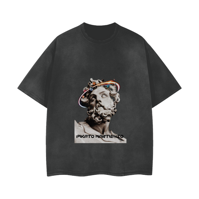 Vintage Wash Frayed T-Shirt - 260 GSM